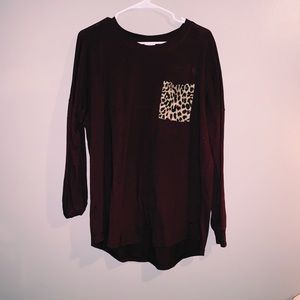 PINK leopard cheetah shirt